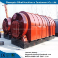 High oil yield waste tyre recycling machine